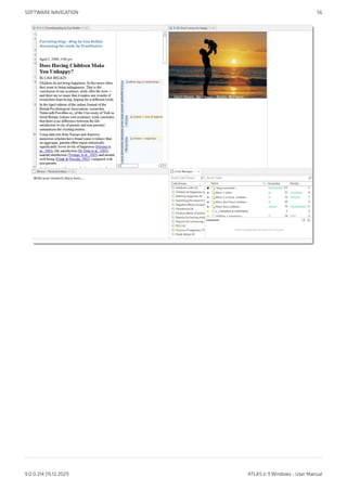 SOFTWARE NAVIGATION 56
9.0.0.214 (15.12.2021) ATLAS.ti 9 Windows - User Manual
 