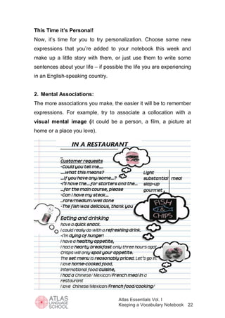Ed Atlas Homework Atlas essentials-volume-1-keeping-a-vocabulary-notebook- | PDF ...