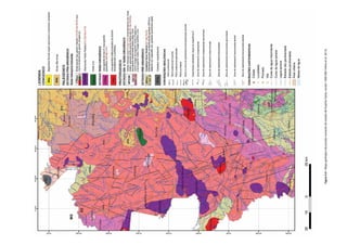 Figura4.4-MapageológicodaporçãonoroestedoestadodoEspíritoSanto,escala1:400000(Vieiraetal.2013).
 
