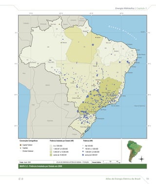 Energia Hidráulica | Capítulo 3

                            70º W                                               60º W                                              50º W                                                          40º W


                                                                                                                  Guiana
                                                                                                   Suriname      Francesa
                 Colômbia                    Venezuela         Boa Vista                Guiana
                                                                                                                                                                          O c e
                                                                                                                            AP                                                  a n
                                                                           RR                                                                                                       o
                                                                                                                                                                                                       A
                                                                                                                      Macapá                                                                                t l                                     Equador
     0º S                                                                                                                                                                                                       â                                              0º S
                                                                                                                                                                                                                      n
                                                                                                                                                                                                                           t
                                                                                                                                                                                                                                i
                                                                                                                                                 Belém                                                                              c
                                                                                                                                                                                                                                        o

                                                                                     Manaus                                                                           São Luis
                                                                                                                                                                                                                 Fortaleza
                                                         AM                                                            PA
                                                                                                                                                                     MA                                CE
                                                                                                                                                                                                                                            Natal
                                                                                                                                                                                     Teresina                              RN

                                                                                                                                                                                      PI                                                      João Pessoa
                                                                                                                                                                                                                               PB
                                                                                                                                                                                                                                              Recife
                                                                                                                                                                                                                 PE
                       AC
                                Rio Branco                Porto Velho                                                                           TO                                                                         AL           Maceió
    10º S                                                                                                                                                                                                                                                      10º S
                                                                                                                                                                                                                      SE
                                                                                                                                            Palmas                                                                             Aracaju
                                                                RO


                                                                                                                                                                                           BA                     Salvador
                Peru                                                                                        MT
                                                                                                                                        GO
                                                                                                                                               Brasília
                                                                                                   Cuiabá
                                                     Bolívia                                                                                         DF
                                                                                                                                      Goiânia


                                                                                                                                                                       MG                         ES
                                                                                                            MS                                               Belo Horizonte
    20º S                                                                                                                                                                                                                                                      20º S
                                                                                                                                                                                                       Vitória
                                                                                                     Campo Grande
                                                                                                                                        SP
                                                                                                                                                                                    RJ
                                  Chile                                                 Paraguai
                                                                                                                                                                                 Rio de Janeiro                                     Trópico de Capricórnio

                                                                                                                        PR
                                                                                                                                                           São Paulo
                                                                                                                                 Curitiba



                                                                                                                                      SC
                                                                                                                                                     Florianópolis
                                                         Argentina
                                                                                                                       RS
    30º S                                                                                                                                                                                                                                                      30º S
                                                                                                                  Porto Alegre



                                                                                                     Uruguai



            Convenções Cartográficas                           Potência Instalada por Estado (kW)                      Potência (kW)

                Capital Federal                                      0 a 1.000.000                                          Até 100.000
                Capitais                                             1.000.001 a 5.000.000                                  100.001 a 1.000.000
                Divisão Estadual                                     5.000.001 a 10.000.000                                 1.000.001 a 4.000.000
                                                                     acima de 10.000.001                                    acima de 4.000.001
                                                                                                                                                                                                                                                    N

                                                                                                                                                                                                                                               O         L

                                                                                                                                                                0          250             500                                                      S
            Fonte: Aneel, 2008.                                            ATLAS DE ENERGIA ELÉTRICA DO BRASIL - 3ª EDIÇÃO              Escala Gráfica:                                          km

            MAPA 3.2 - Potência Instalada por Estado em 2008




                                                                                                                                                                     Atlas de Energia Elétrica do Brasil                                                     59
 