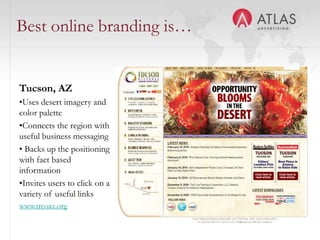 Website Analytics Cool stuff to do/downloadDownload our “Compete Smarter” webinars at our Slidespace, http://www.slideshare.net/wright0405Follow us on Twitter:  www.twitter.com/AtlasAdRead more at our Blog, “Latitude”:  http://blog.atlas-advertising.com