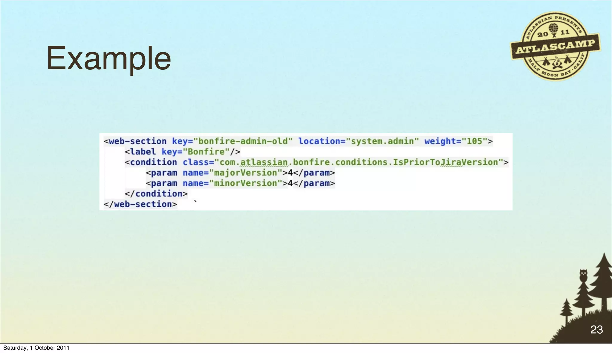 Example




                           23
Saturday, 1 October 2011
 