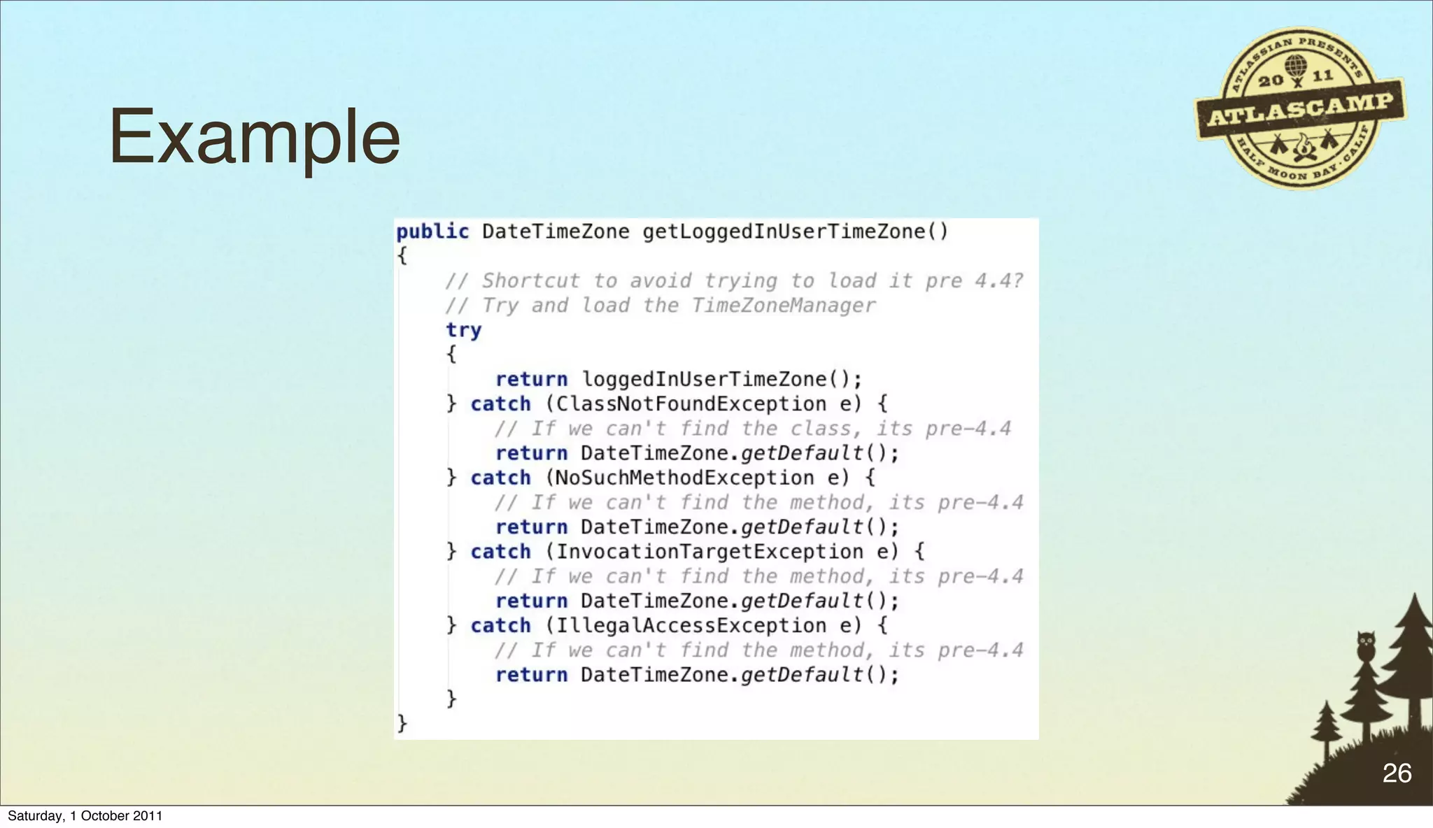 Example




                           26
Saturday, 1 October 2011
 