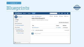 Blueprints
COMING UP
 