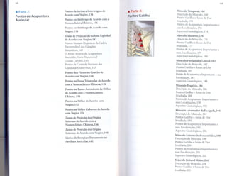 XII                                                                                                                         XIII


. Parte 2:            Pontos da Incisura Intertrágica de
                      Acordo com Nogier, 134
                                                             . Parte3:        Músculo Temporal, 168
                                                                              Descrição do Músculo, 168
Pontosde Acupuntura                                          pontosGatilho    Pontos Gatilho e Áreas de Dor
Auricular             Pontos no Antitrago de Acordo com a
                                                                              Irradiada, 170
                      Nomenclatura Chinesa, 136
                                                                              Pontos de Acupuntura   Importantes        e
                      Pontos no Antitrago de Acordo com                       suas Localizações, 172
                      Nogier, 138                                             Aspectos Gnatológicos, 174

                      Zonas de Projeção da Coluna Espinhal                    Músculo      Masseter,   176
                      de Acordo com Nogier, 142                               Descrição do Músculo, 176
                      Pontos Neurais Orgânicos da Cadeia                      Pontos Gatilho e Áreas de Dor
                      Paravertebral dos Gânglios                              Irradiada,    177
                      Simpáticos, 145                                         Pontos de Acupuntura   Importantes        e
                      O Alívio Através da Acupuntura                          suas Localizações, 179
                      Auricular, Corte Transversal                            Aspectos Gnatológicos, 180
                      (Zonas I a VIII), 145                                   Músculo Pterigóideo Lateral, 182
                      Pontos de Controle Nervoso das                          Descrição do Músculo, 182
                      Glândulas Endócrinas, 145                               Pontos Gatilho e Áreas de Dor
                                                                              Irradiada,   183
                      Pontos dos Plexos na Concha de
                                                                             Ponto de Acupuntura   Importante      e sua
                      Acordo com Nogier, 146
                                                                             Localização, 183
                      Pontos na Fossa Triangular de Acordo                   Aspectos Gnatológicos, 184
                      com a Nomenclatura Chinesa, 148
                                                                             Músculo Trapézio, 186
                      Pontos no Ramo Ascendente da Hélice                    Descrição do Músculo, 186
                      de Acordo com a Nomenclatura                           Pontos Gatilho e Áreas de Dor
                      Chinesa, 150                                           Irradiada,    188
                                                                             Pontos de Acupuntura   Importantes     e
                      Pontos na Hélice de Acordo com
                                                                             suas Localizações, 190
                      Nogier,152                                             Aspectos Gnatológicos, 192
                      Pontos na Hélice Cobertos de Acordo
                                                                             Músculo Levantador da Escápula,       194
                      com Nogier, 154                                        Descrição do Músculo, 194
                      Zonas de Projeção dos Órgãos                           Pontos Gatilho e Áreas de Dor
                      Internos de Acordo com a                               Irradiada,    195
                      Nomenclatura Chinesa, 156                              Pontos de Acupuntura   Importantes     e
                                                                             suas Localizações, 195
                      Zonas de Projeção dos Órgãos                           Aspectos Gnatológicos, 196
                      Internos de Acordo com Nogier, 160
                                                                             Músculo Esternocleidomastóideo,       198
                      Linhas de Energia e Tratamento no                      Descrição do Músculo, 198
                      Pavilhão Auricular, 162                                Pontos Gatilho e Áreas de Dor
                                                                             Irradiada,    200
                                                                             Pontos de Acupuntura   Importantes     e
                                                                             suas Localizações, 201
                                                                             Aspectos Gnatológicos, 202
                                                                             Músculo Peitoral Maior, 204
                                                                             Descrição do Músculo, 204
                                                                             Pontos Gatilho e Áreas de Dor
                                                                             Irradiada, 205
 