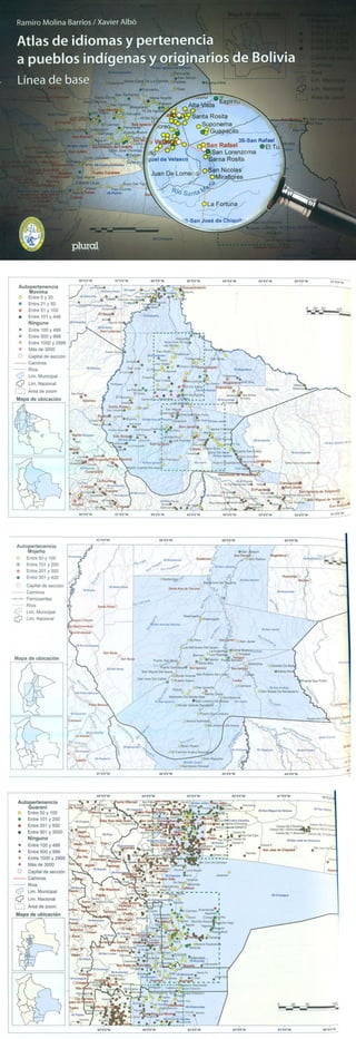 Atlas de idiomas y pertenecia a pueblos indígenas originarios