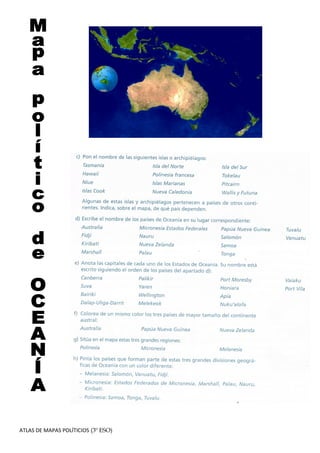 ATLAS DE MAPAS POLÍTICIOS (3º ESO) 
 