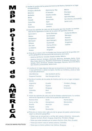 ATLAS DE MAPAS POLÍTICIOS (3º ESO) 
 