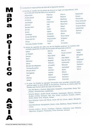ATLAS DE MAPAS POLÍTICIOS (3º ESO) 
 