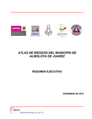 Atlas de riesgos del municipio de almoloya 