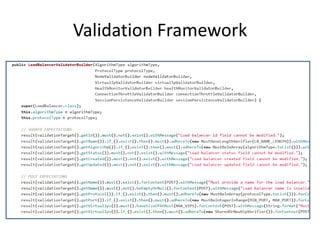 Validation Framework
 