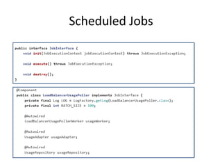 Scheduled Jobs
 