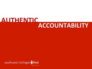 AUTHENTIC	
  
ACCOUNTABILITY	
  	
  
 