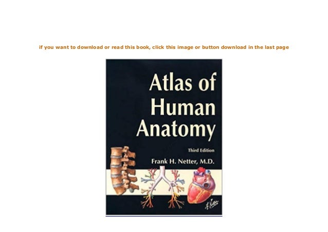 epub library$@@ Atlas of Human Anatomy Third Edition 3rd Edition *full