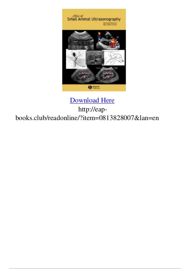 Atlas of small animal ultrasonography pdf