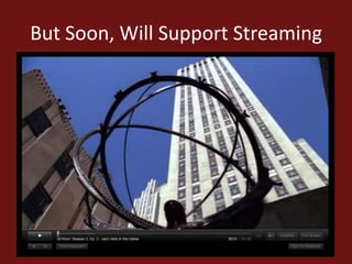 Today, Netflix API Supports Discovery
and Sign-Up
 