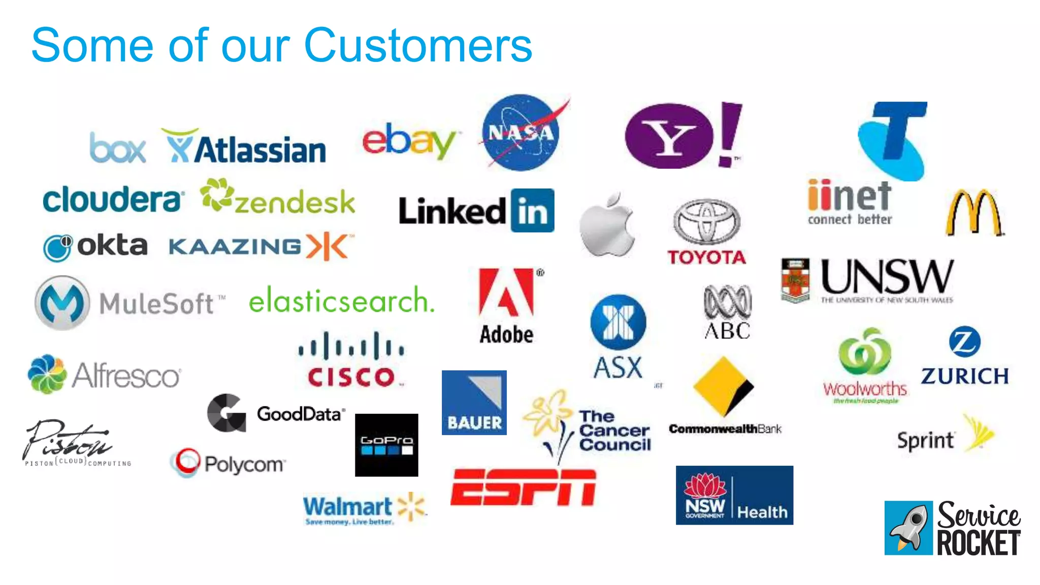 Some of our Customers
 