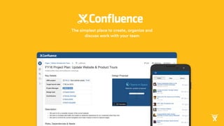 The simplest place to create, organize and
discuss work with your team
 