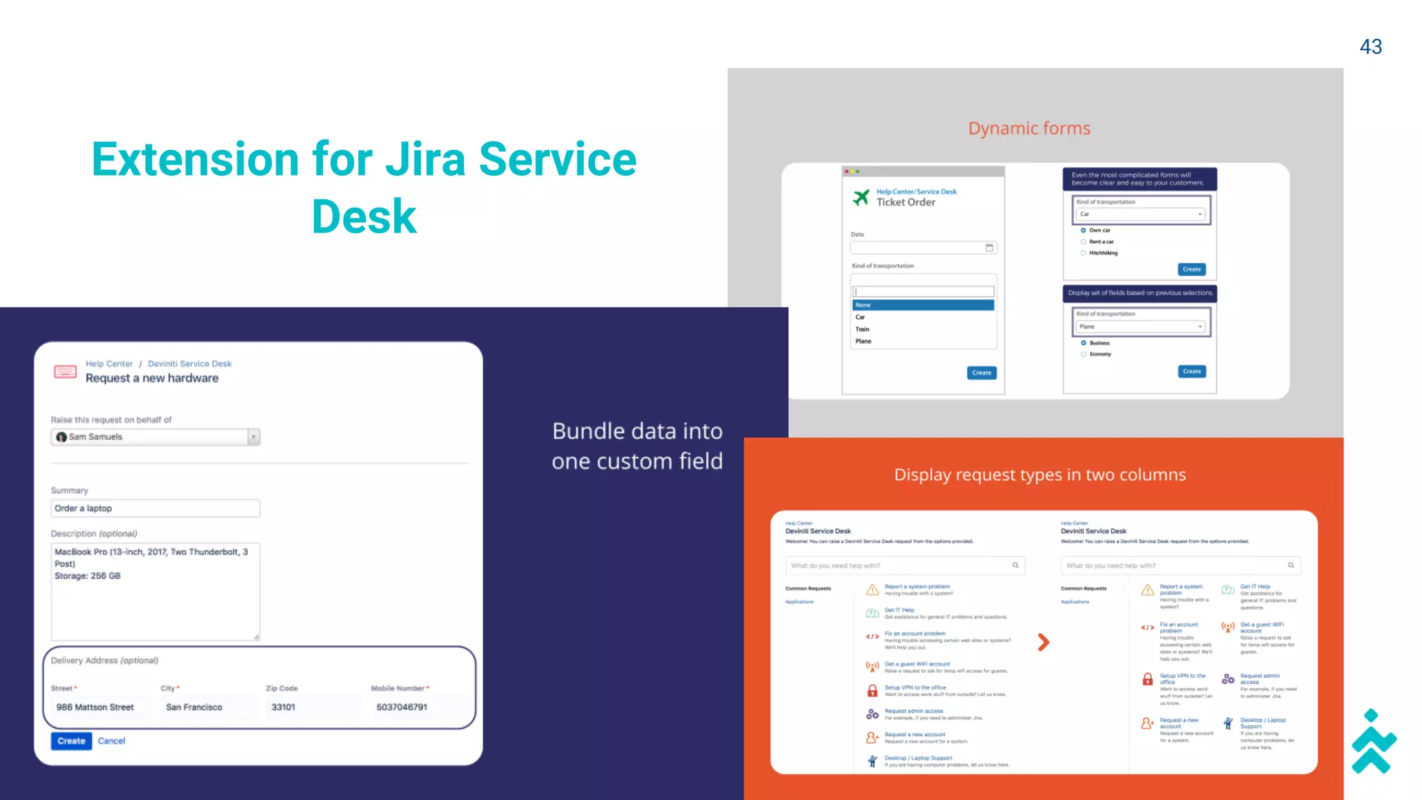 Extension for Jira Service
Desk
43
 