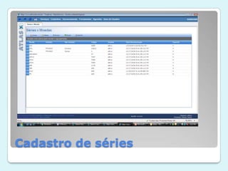 Cadastro de séries