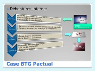 Debentures internetSND www.debentures.com.brCase BTG Pactual 