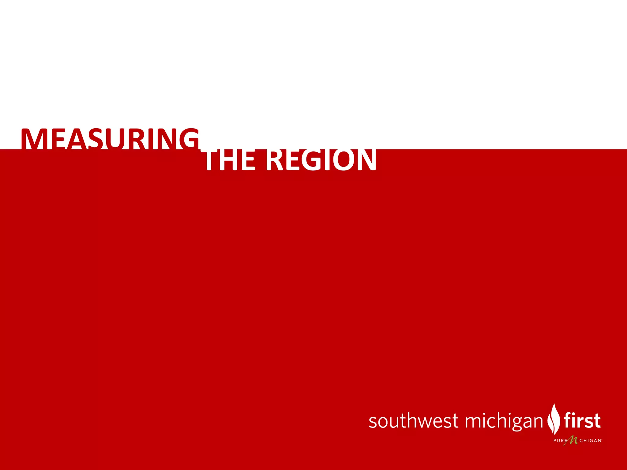 MEASURING
THE	REGION
 