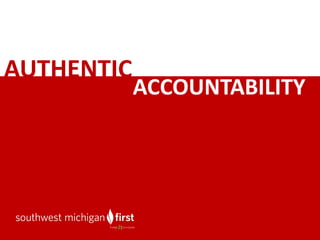 AUTHENTIC
ACCOUNTABILITY	
 