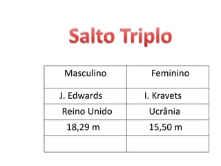 Mais de oito competidores; 