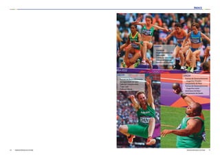 17FEDERAÇÃO PORTUGUESA DE ATLETISMO
ÍNDICE
16 FEDERAÇÃO PORTUGUESA DE ATLETISMO
CORRER
›› Formas de
Desenvolvimento da
Velocidade
›› Corrida deVelocidade
›› Corrida de Estafetas
›› Corrida com Barreiras
›› Formas de Desenvolvimento
da Capacidade de Salto
›› Salto em Comprimento
›› Triplo Salto
›› Salto em Altura
›› Formas de Desenvolvimento
– Engenhos Pesados
›› Lançamento do Peso
›› Formas de Desenvolvimento
– Engenhos Leves
›› Arremesso de Bola /
›› Lançamento do Dardo
LANÇARSALTAR
 