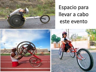 Espacio para llevar a cabo este evento