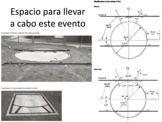 Espacio para llevar a cabo este evento