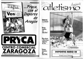 Revista Atletismo Aragonés, nº 6, 1995