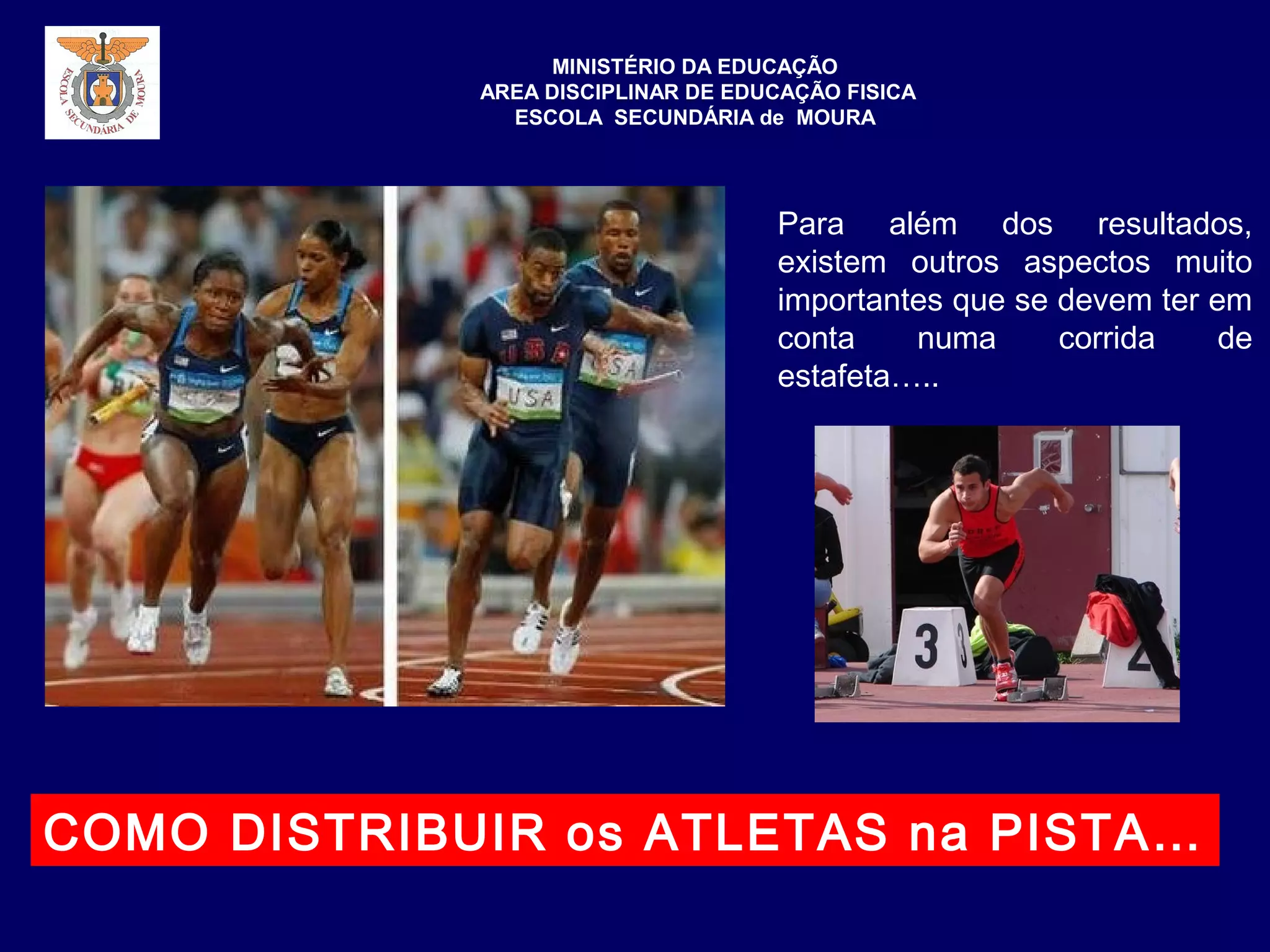 Atletismo corrida de estafetas | PPT
