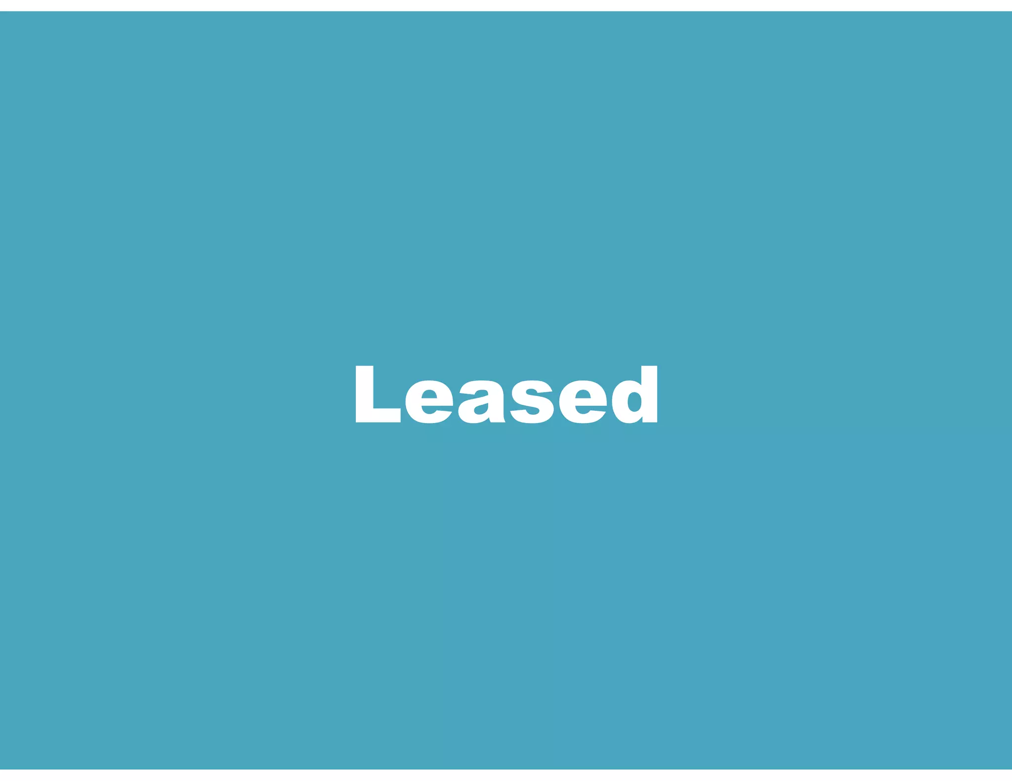 Leased
 
