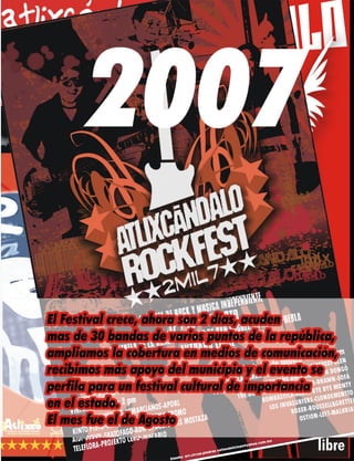 Atlixcandalo Press Kit 2011