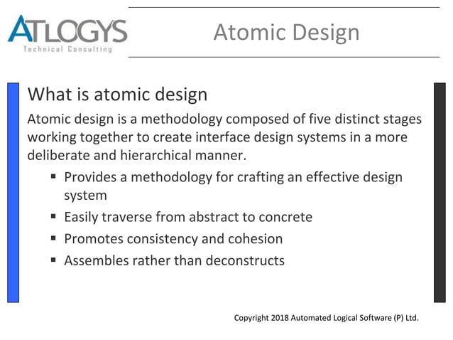 Atomic Design with PatternLabs | PPT