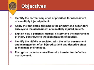Comprehensive Initial Assessment and Management of Trauma Patients | PPT