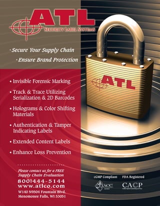 ATL Security Sell Sheet