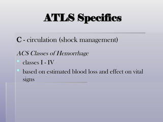 ATLS Advance trauma life support golden hour concept.ppt