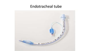 Endotracheal tube
 