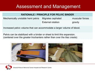 Pelvis Binders Sam Splints Guide.pdf Abdominal and Pelvic Trauma | PPTX