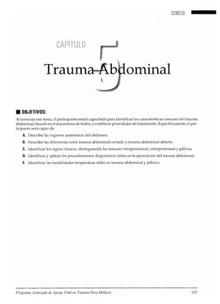 Atls programa avanzadodeapoyovitalentraumaparamédicos