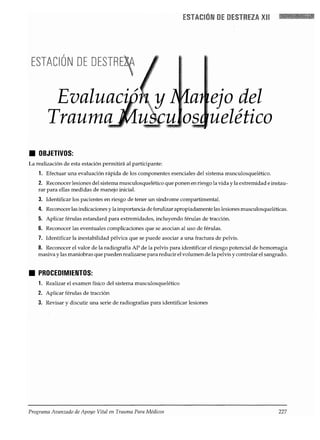 Atls programa avanzadodeapoyovitalentraumaparamédicos