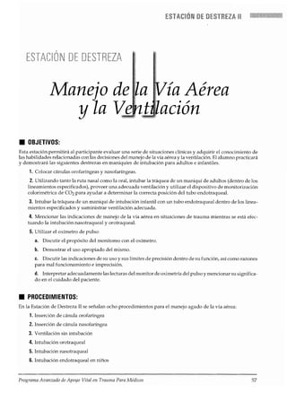 Atls programa avanzadodeapoyovitalentraumaparamédicos