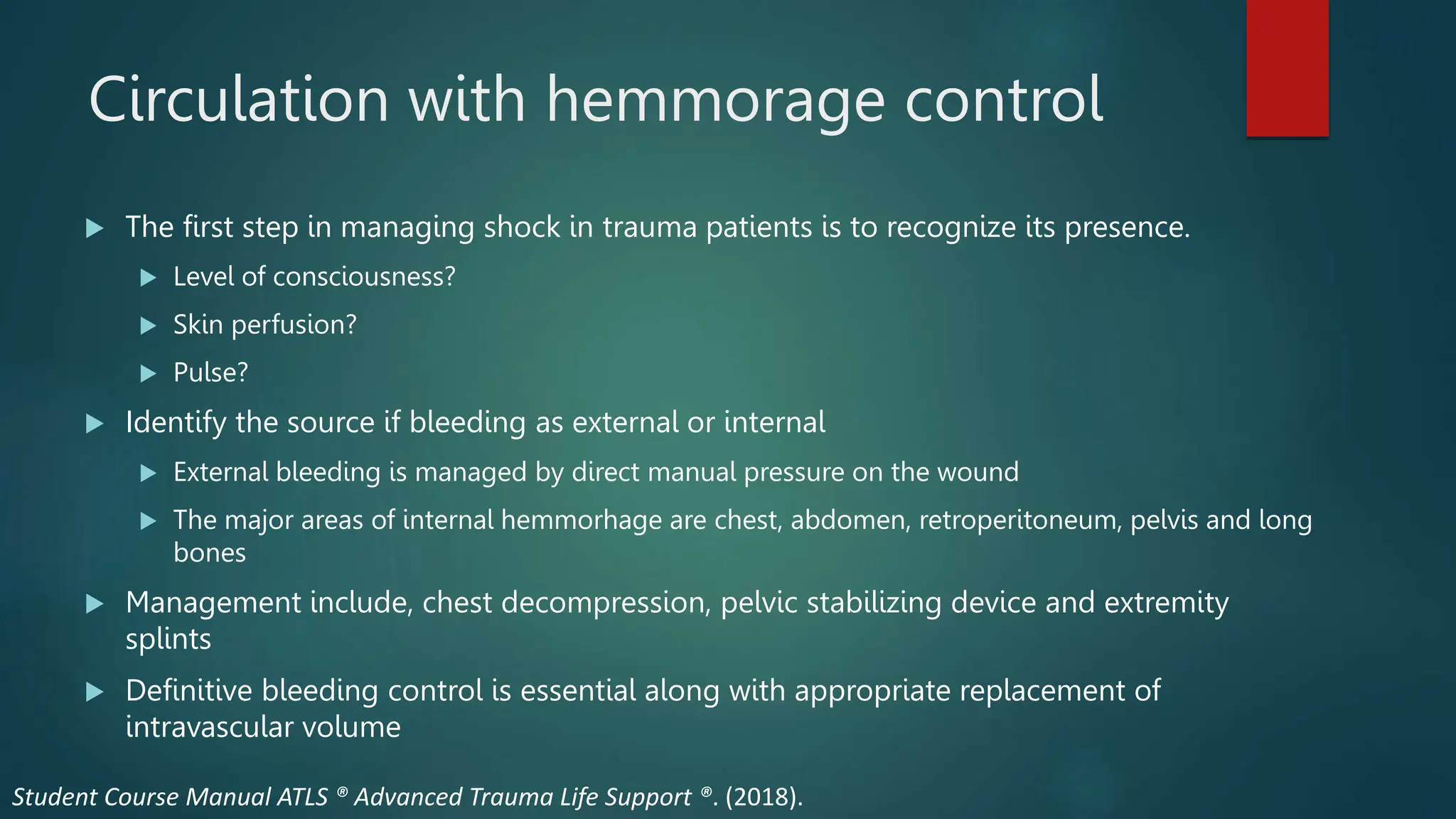 ATLS Protocol.pptx | First Aid | Injuries