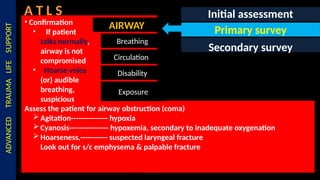 Advanced Trauma Life Support [ATLS] and Triage | PPTX