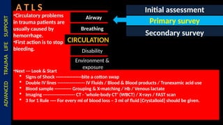 Advanced Trauma Life Support [ATLS] and Triage | PPTX