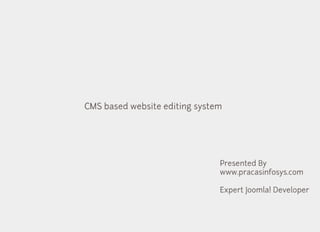 CMS Website Editing Guide