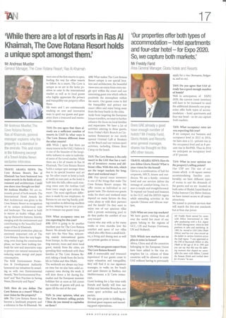 May 2014 Press coverage - Gloria Hotels and Resorts