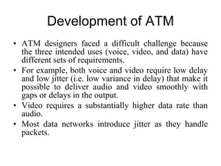 Asynchronous Transfer Mode (ATM) | PPT